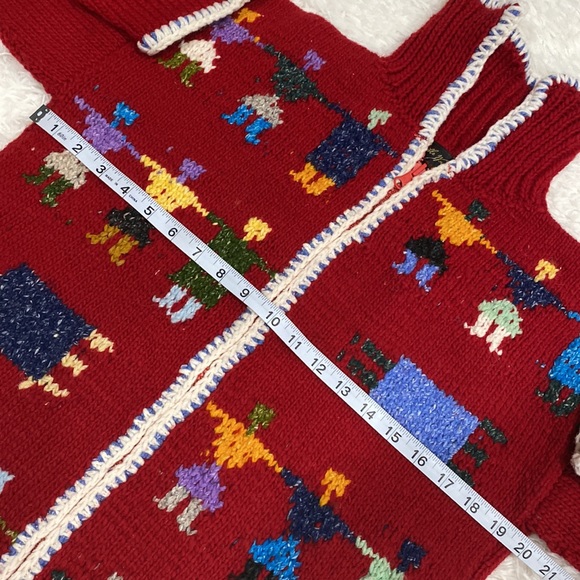 NWT Invisible World Cardigan- Juneau Alaska Neighbors. 100% Wool Size M - Picture 12 of 12